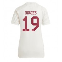 Echipament fotbal Bayern Munich Alphonso Davies #19 Tricou Treilea 2023-24 pentru femei maneca scurta